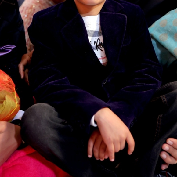 Blue Blazer for Kids . Age 7 _ 8 Years - Picture 2 of 3